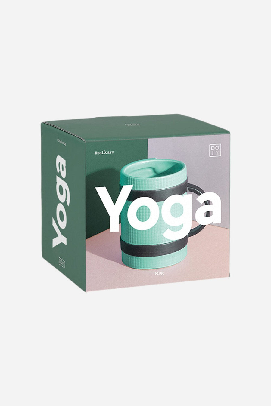 Yoga Mat Mug Green – back view