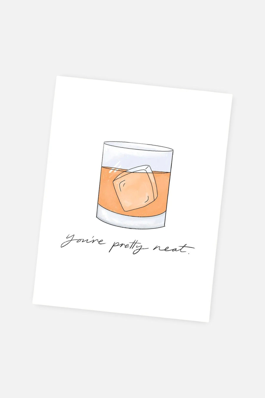 You're Pretty Neat Card – front view