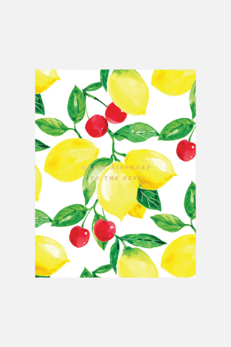 You're the Zest Birthday Card – front view