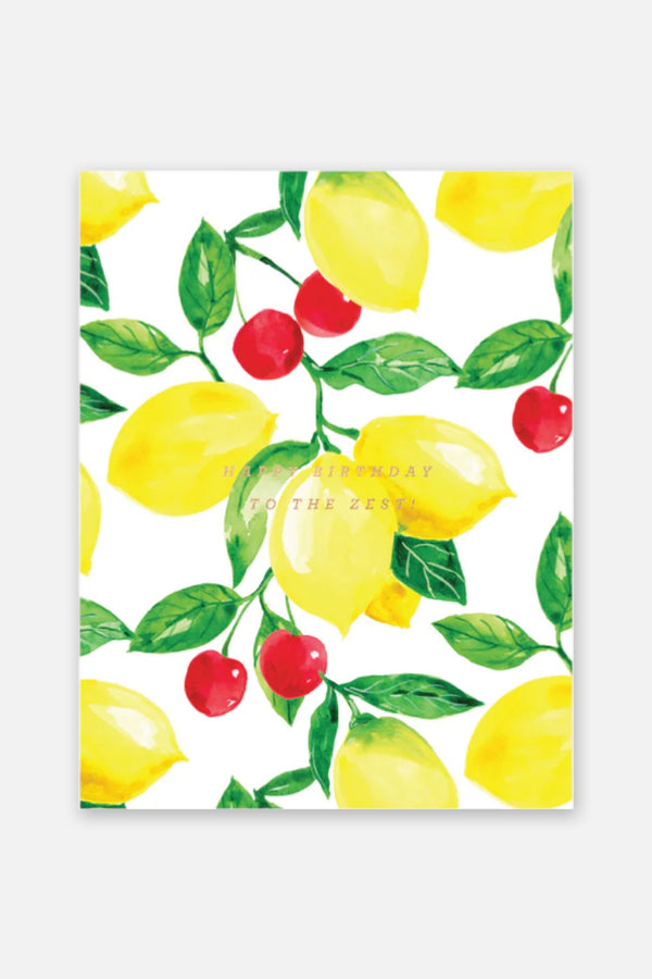 You're the Zest Birthday Card