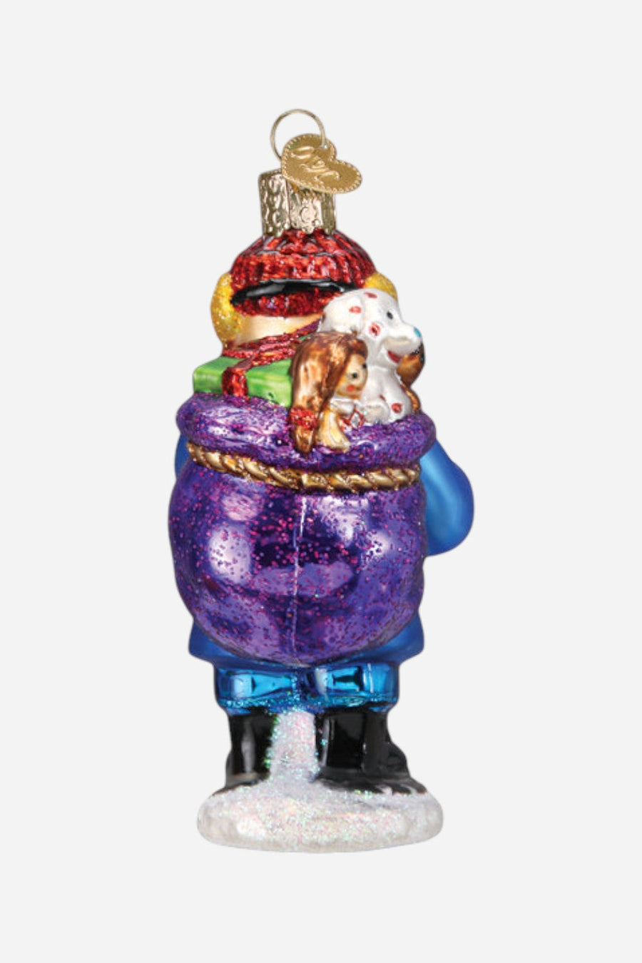 Yukon Cornelius Glass Ornament – back view