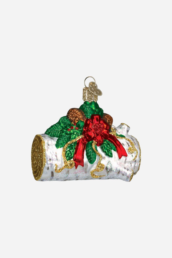 Yule Log Fire Ornament