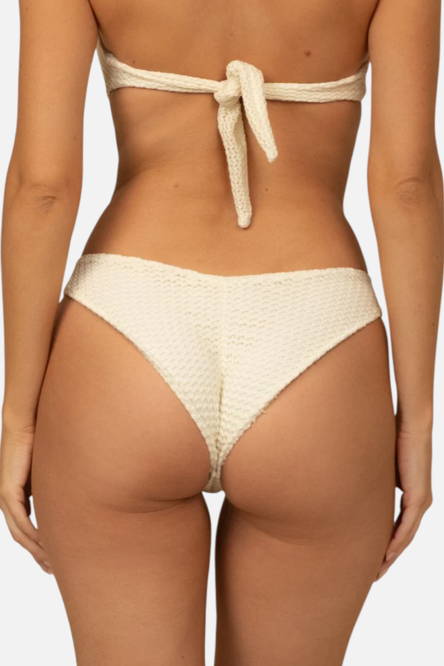 Montce Women's Lulu Zig Zag Amalia Texture Bikini Bottoms