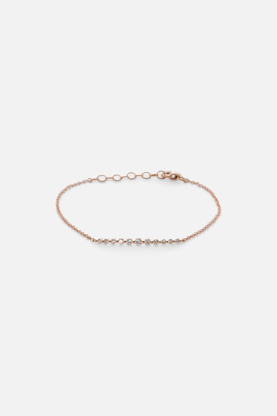 Zofia Day Floating Bezel Diamond Bracelet – front view