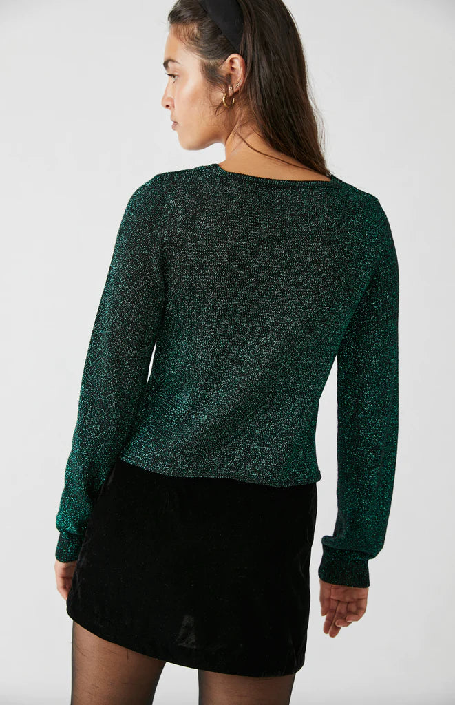 Free People Emmaline Cardi in Alpine Combo