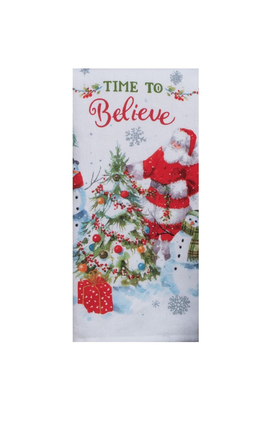 Santa Christmas Village Towel