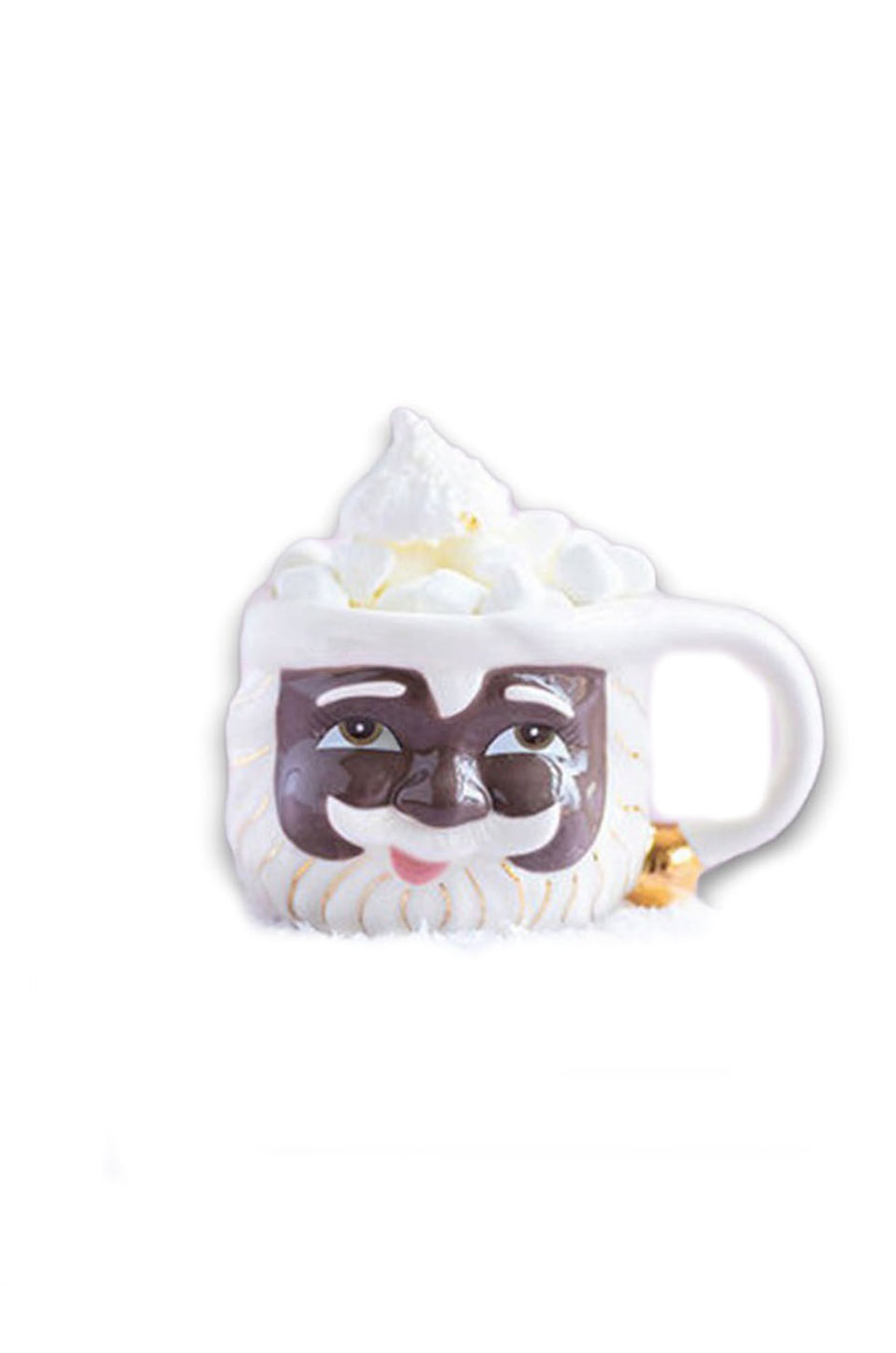 Holiday African American Papa Noel Santa Mug