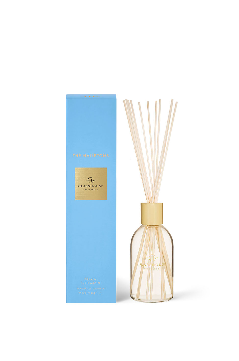 Glasshouse The Hamptons Reed Diffuser โ CHROME