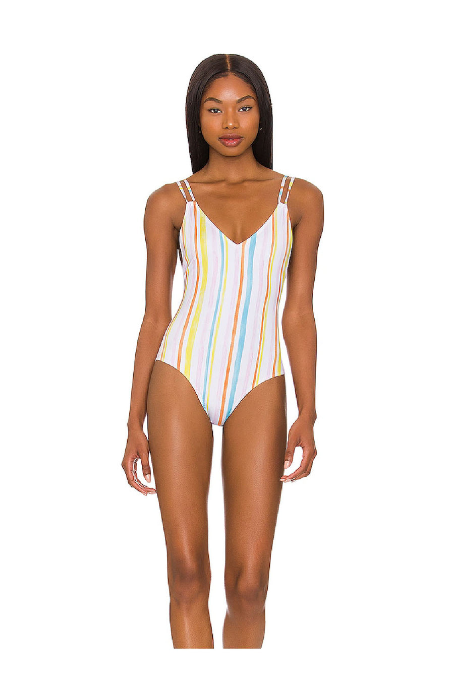 Solid & Striped The Lynn In Watercolor Stripe