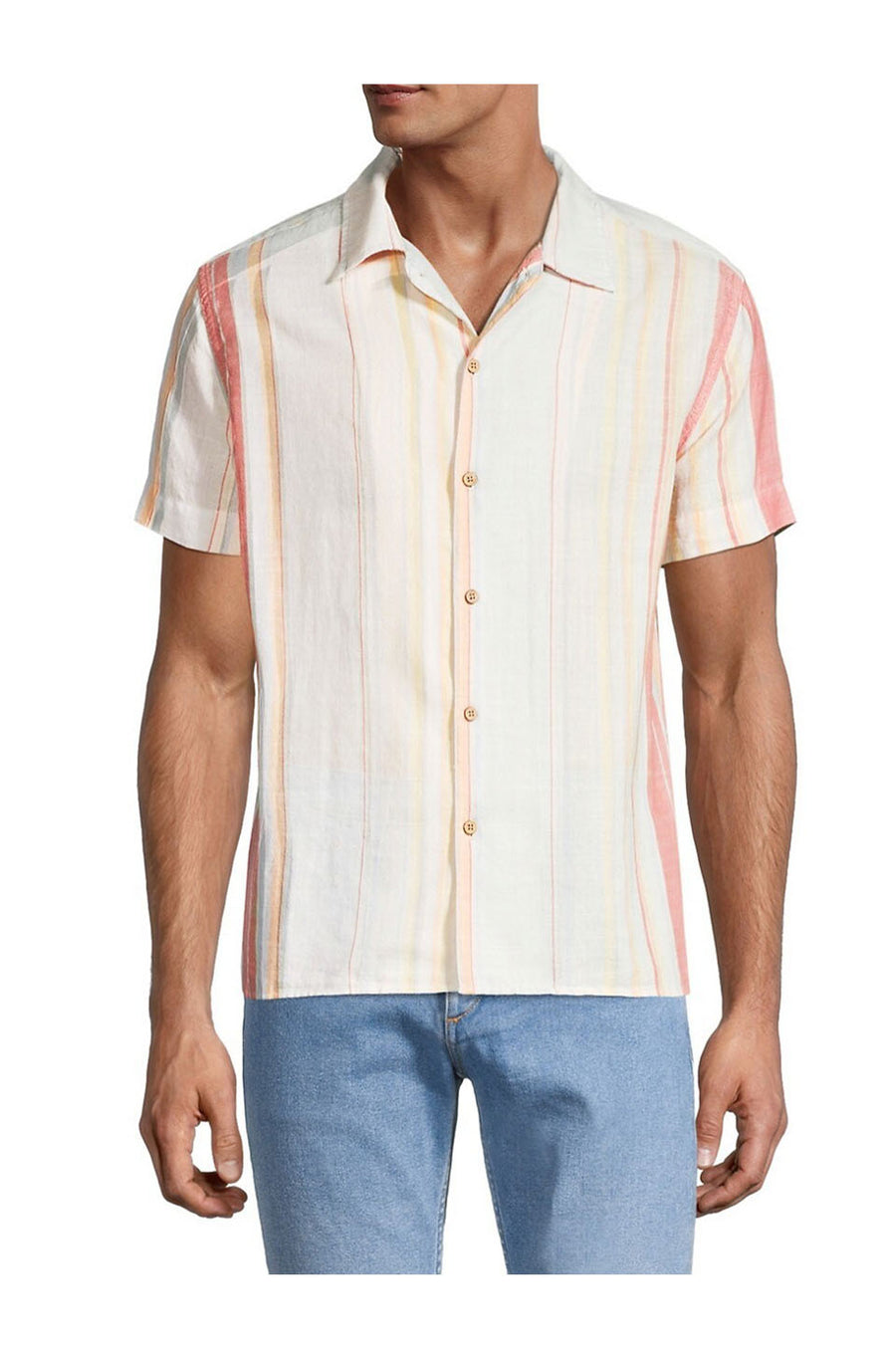 Rails Amalfi Top In Rainbow Banner