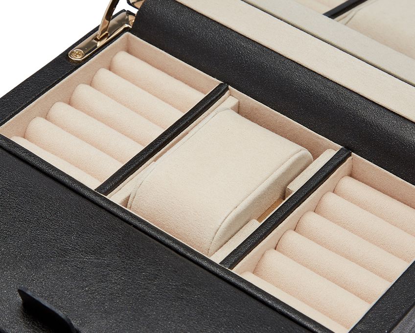 Palermo Single Watch Winder Anthracite, Black