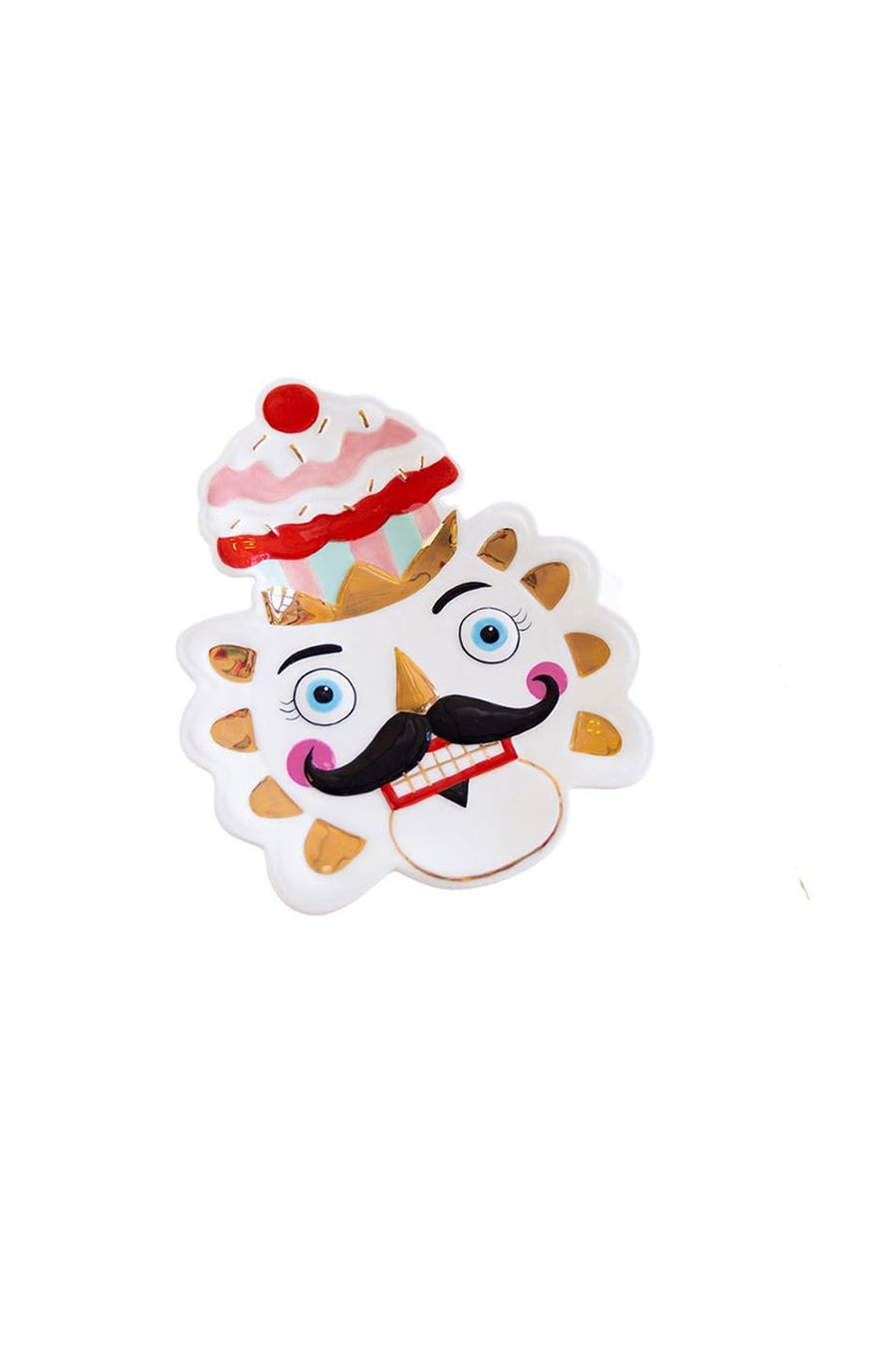Colonel Cupcake Plate