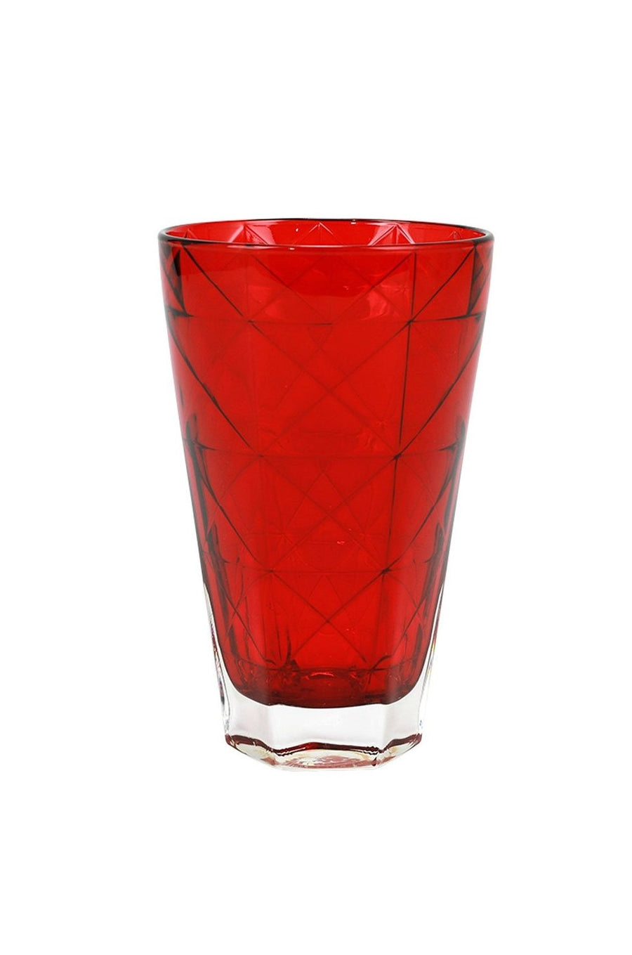 Vietri Prism Red Tall Tumbler