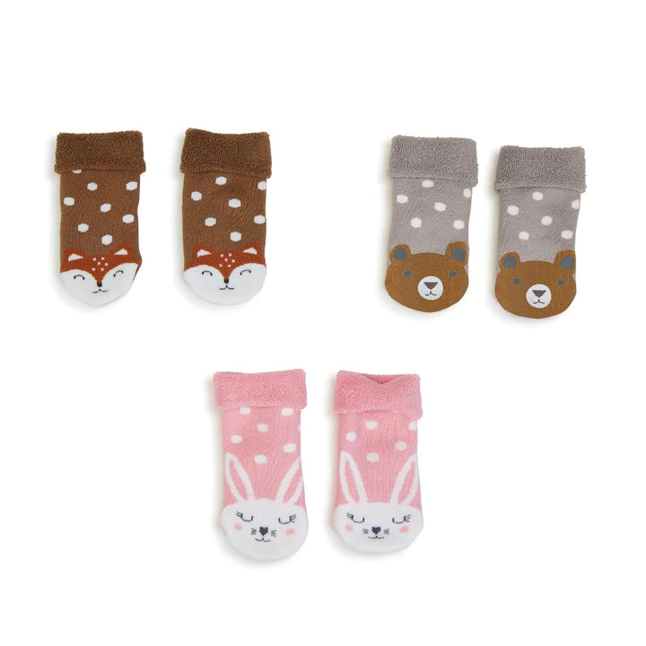 Two's Company Star Is Born Baby Socks in Fox