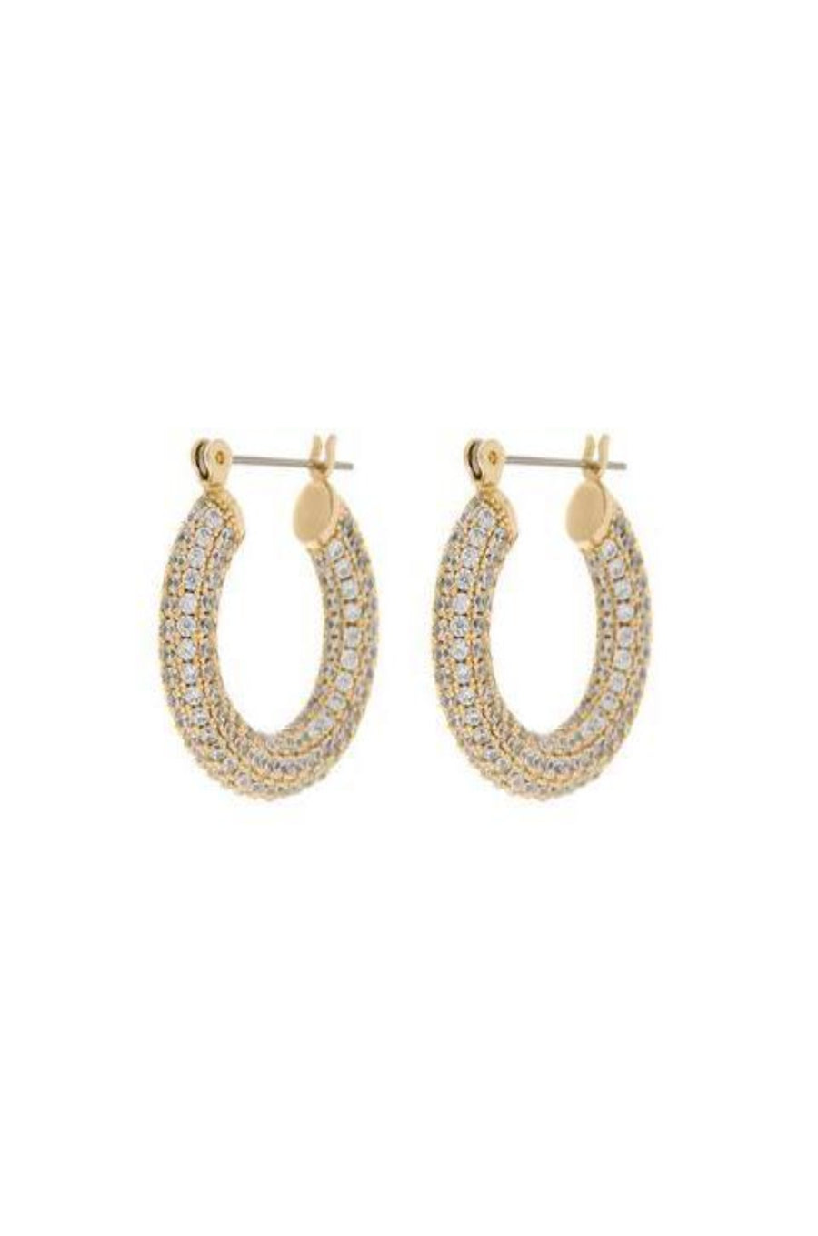 PAVE BABY AMALFI HOOPS