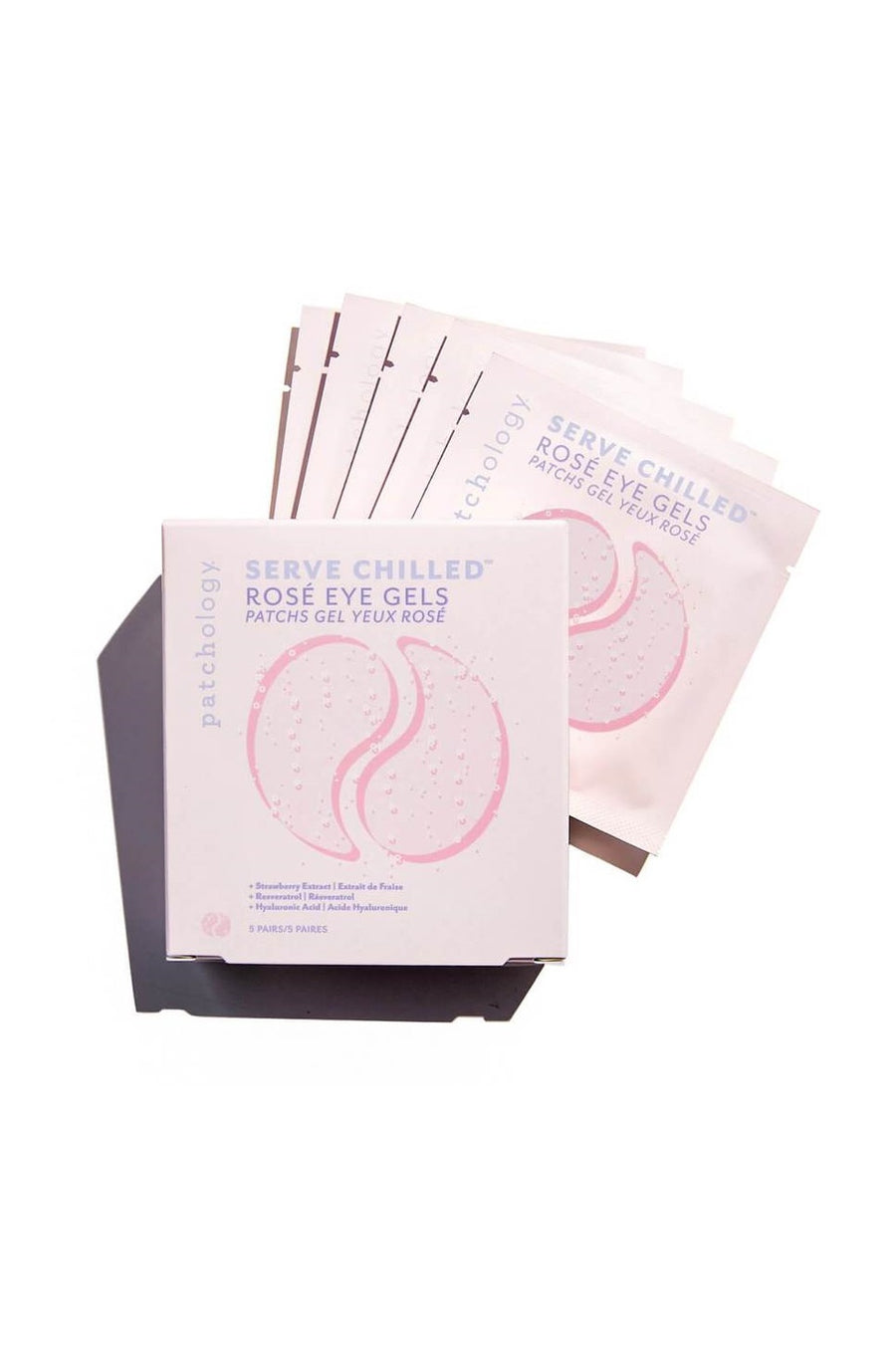 Patchology Rosé All Day Eye Gel Jar, 15 Count
