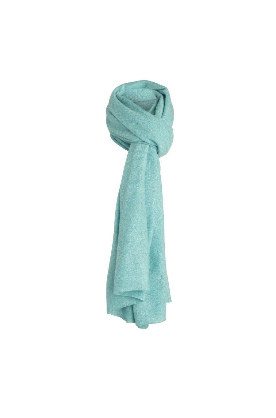 Cashmere Knit Throw/Scarf - Aqua