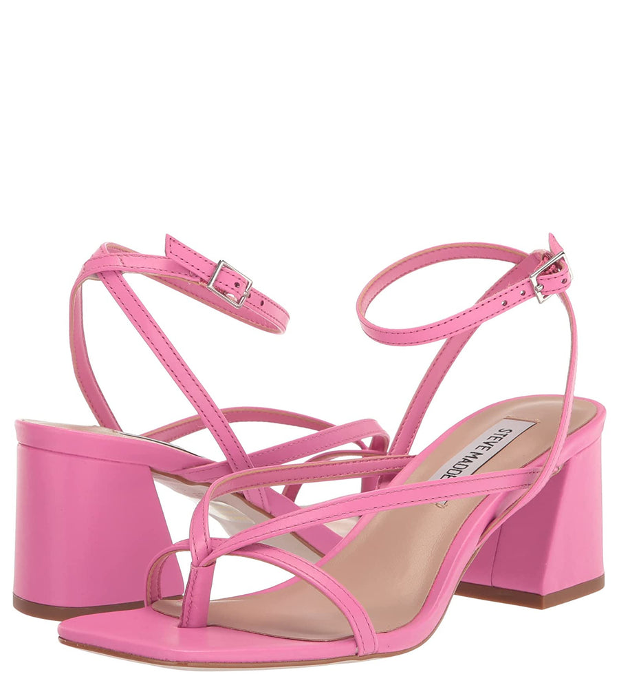 Steve Madden Alaina Sandal in Fuchsia Leather