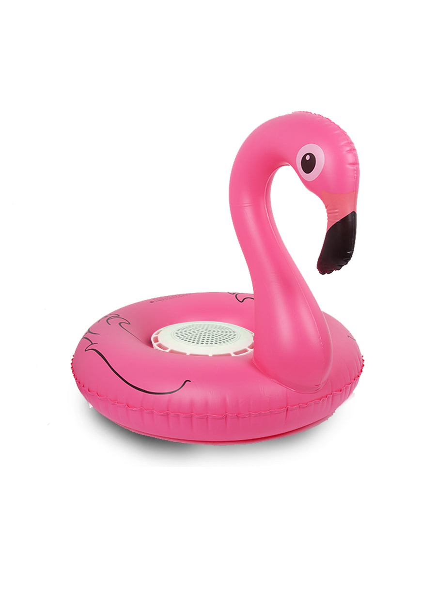 Aqua Jams Bluetooth Floating Speaker & Cup Holder - Flamingo