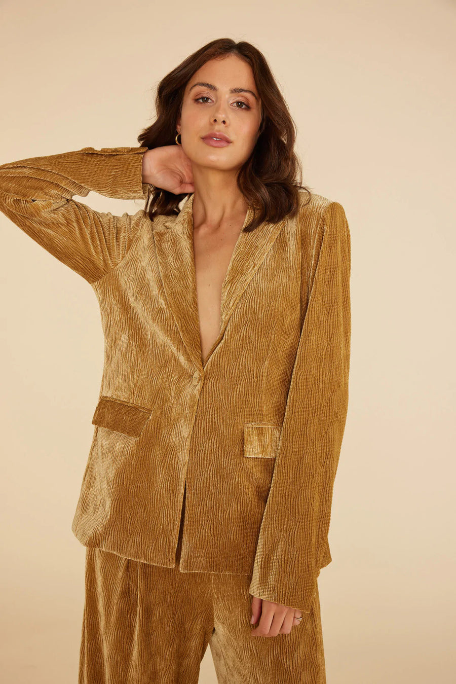 Arianna Jacket in Gold
