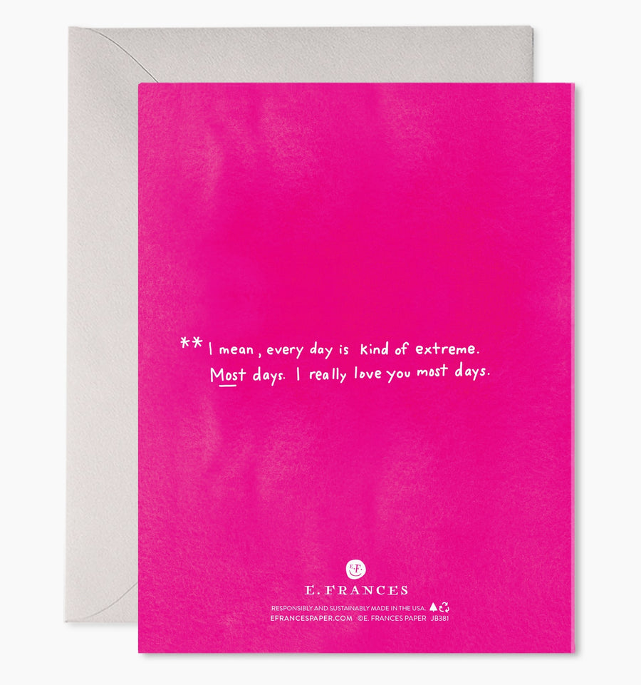 E. Frances Asterisk Valentine Card
