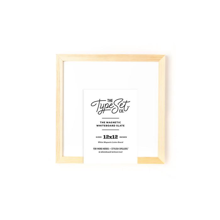 Mini Magnetic Letter Board in White