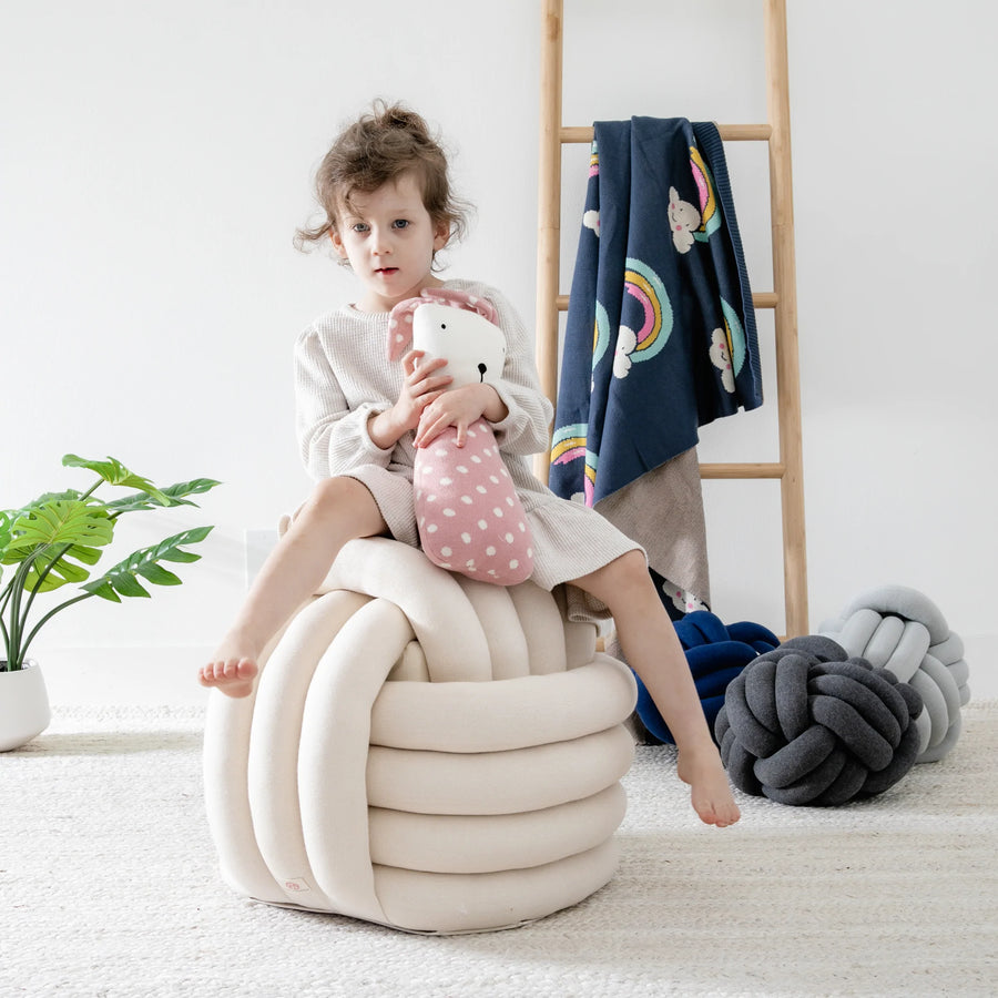 Pink Lemonade Rainbow Smiles Blanket