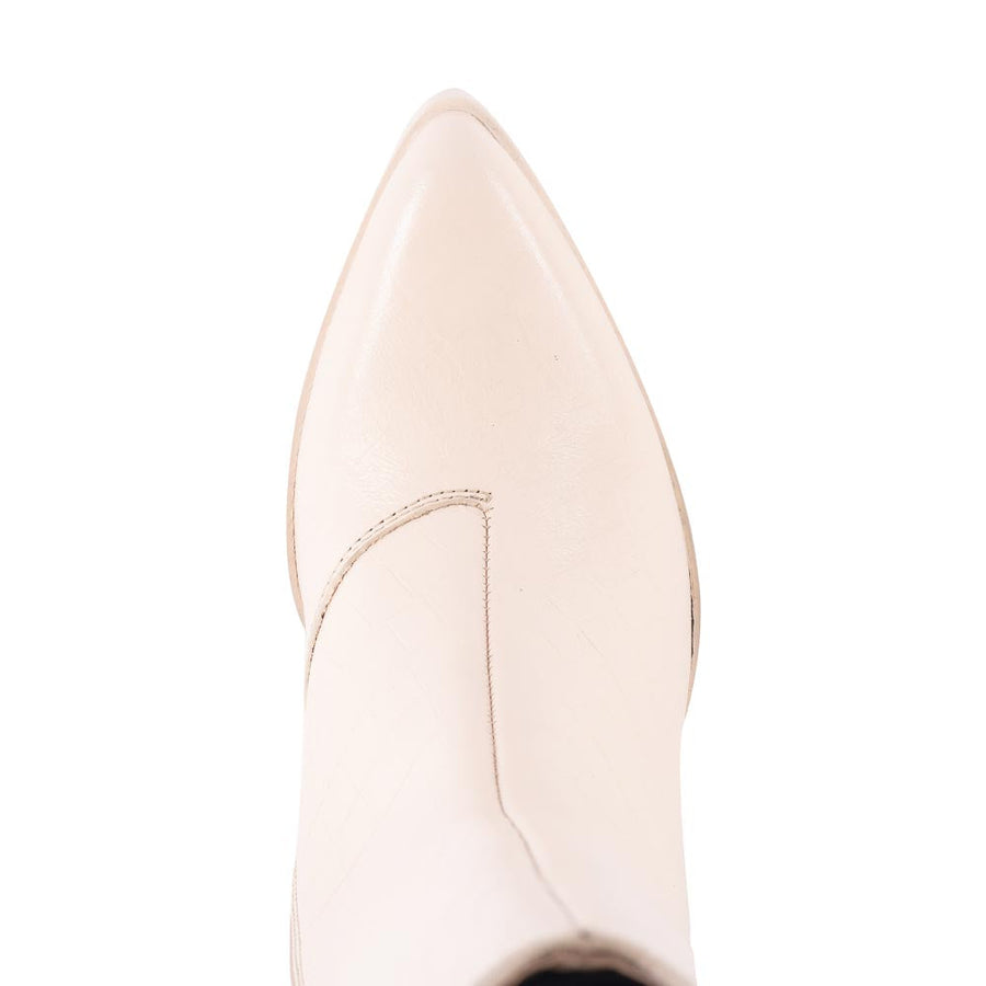 Seychelles Begging You Tall Boot in Cream Coco Leather