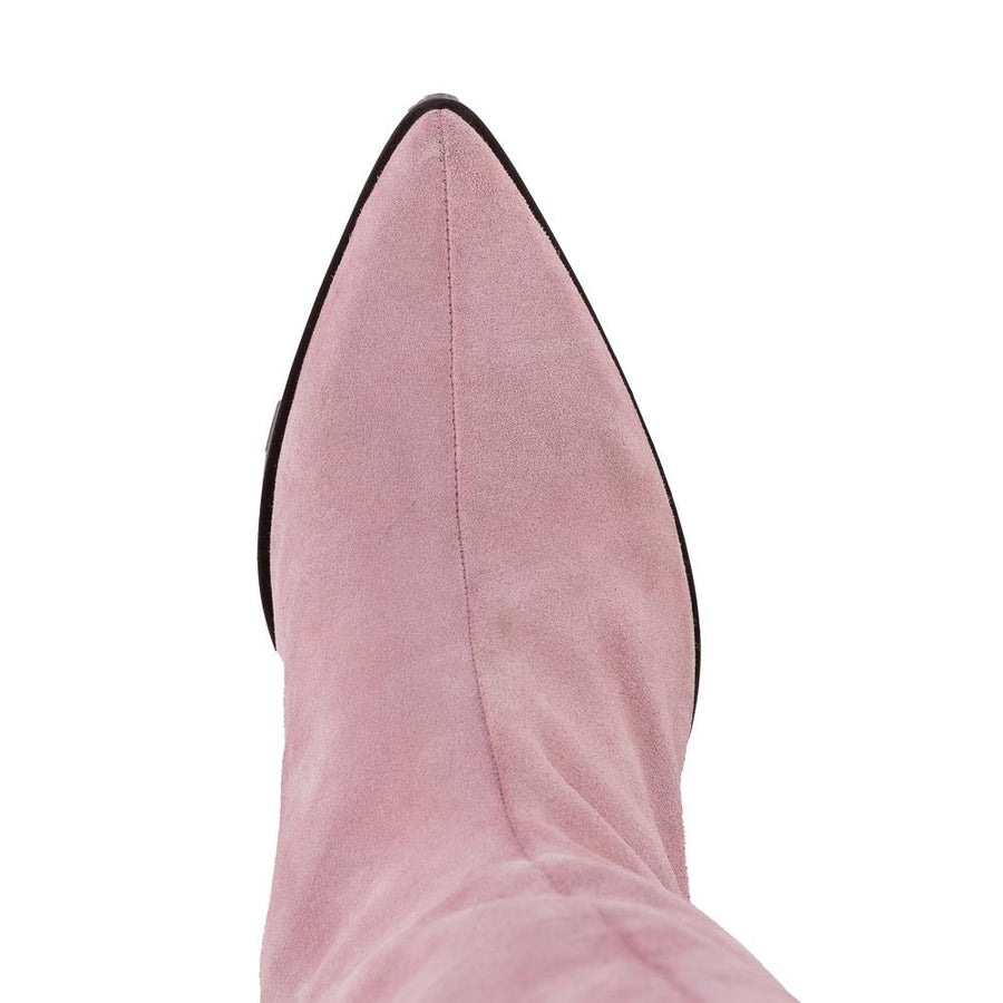 Seychelles Begging You Tall Boot in Suede Blush