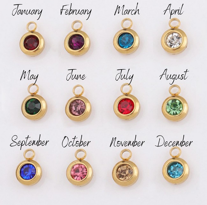 Farrah B Birthstone Charm January