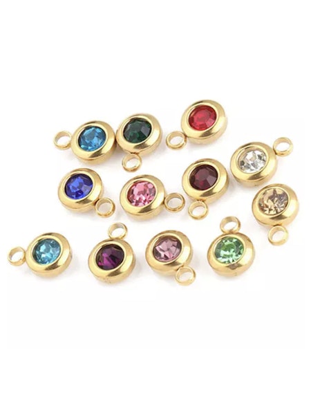 Farrah B March Birthstone Charm