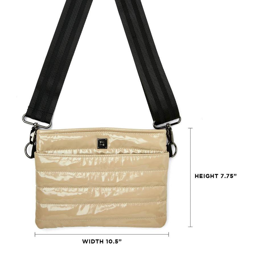 Think Royln Bum Bag 2.0 in Blonde Patent