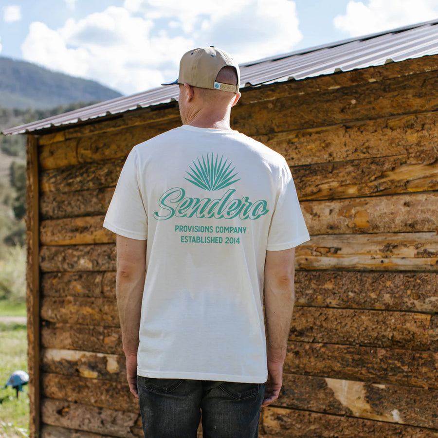 Sendero Provisions Con Lima Tee in Vintage White