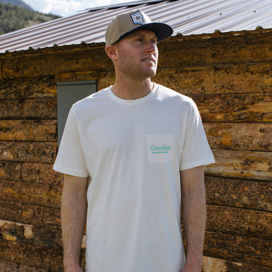 Sendero Provisions Con Lima Tee in Vintage White