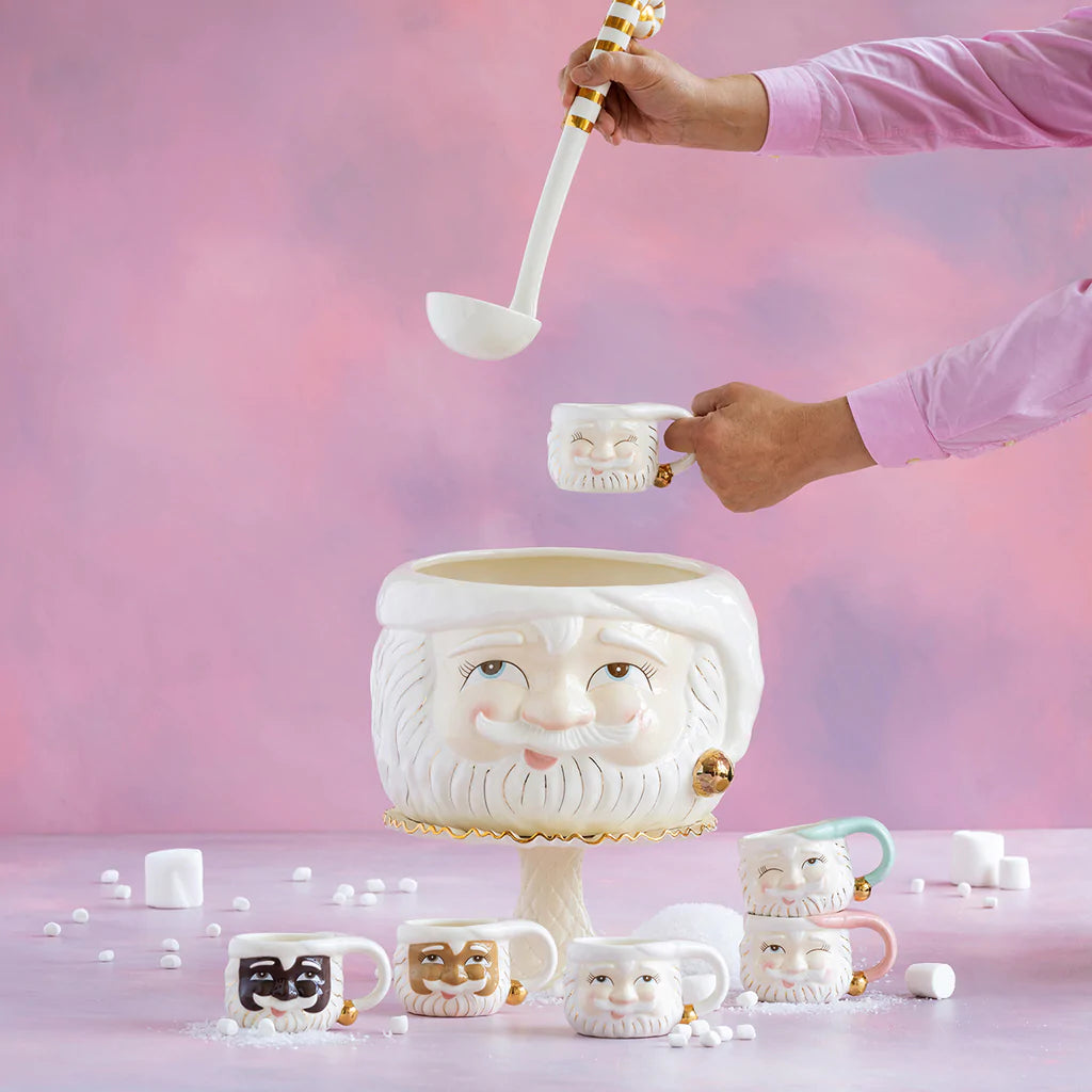 Papa Noel Open Eyes Mug CHROME