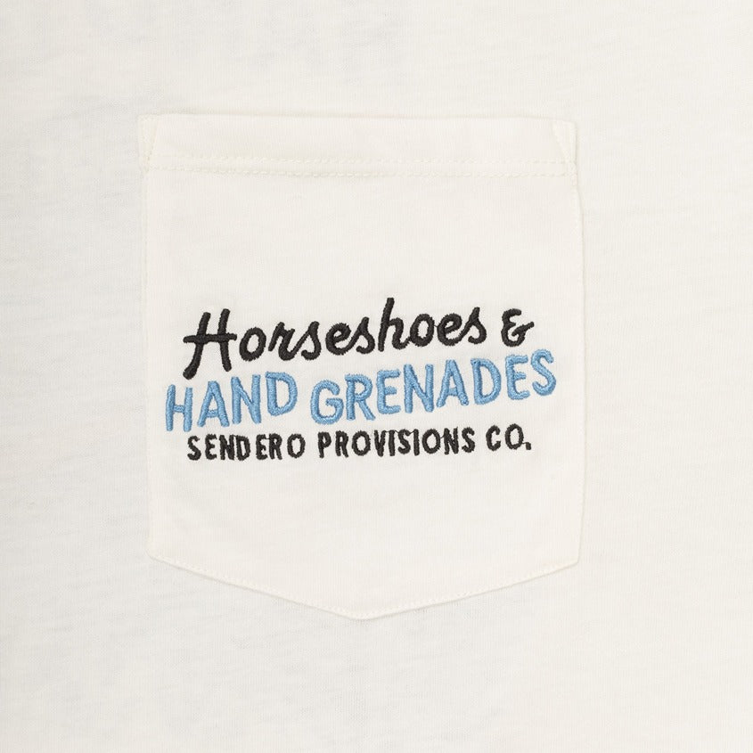 Sendero Provisions "Close" T-Shirt in Vintage White
