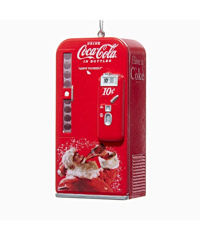 Coke Vending Maching Ornament – CHROME