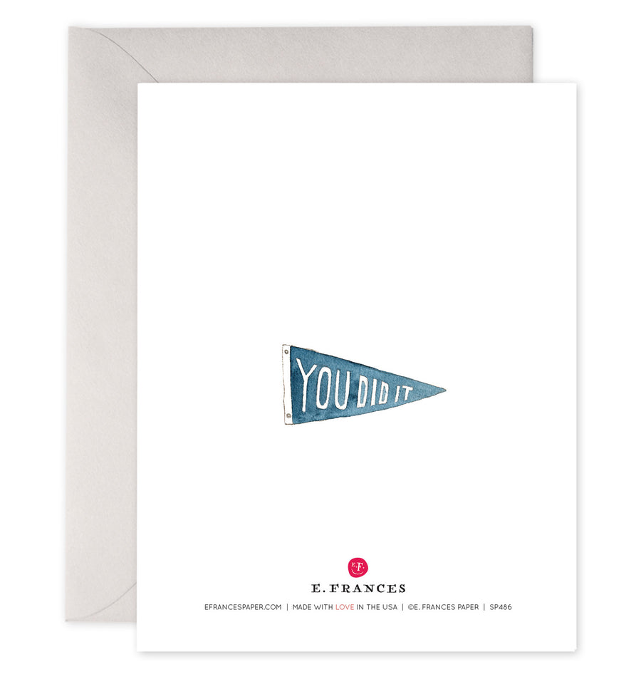 E. Frances Con-Grad-Ulations Card