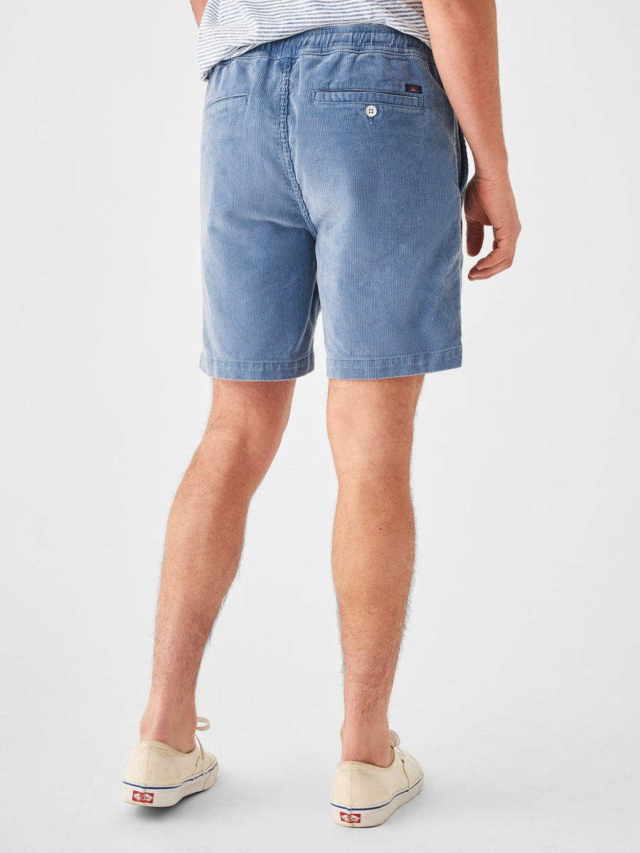 Faherty Drawstring Cord Short 6'' in Dune Blue