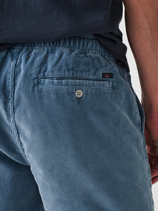 Faherty Drawstring Cord Short 6'' in Dune Blue