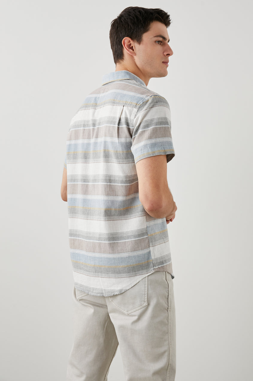 Fairfax Short Sleeve Shirt in Santa Fe Rodeo Stripe