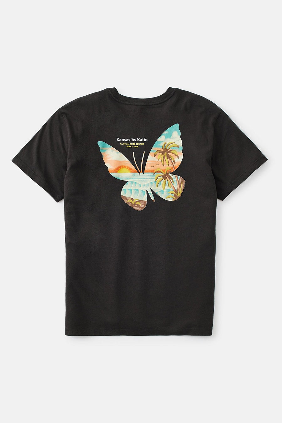 Katin Flutter Tee in Black Wash