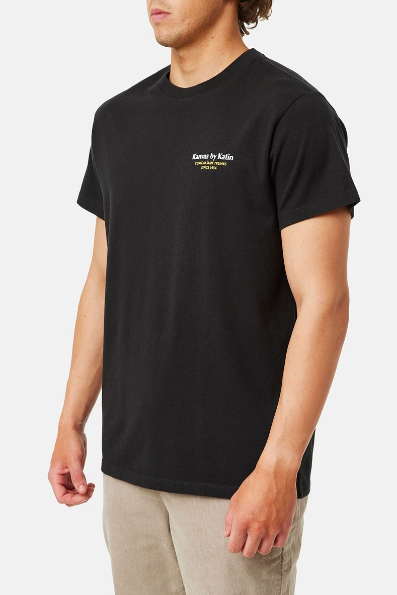 Katin Flutter Tee in Black Wash