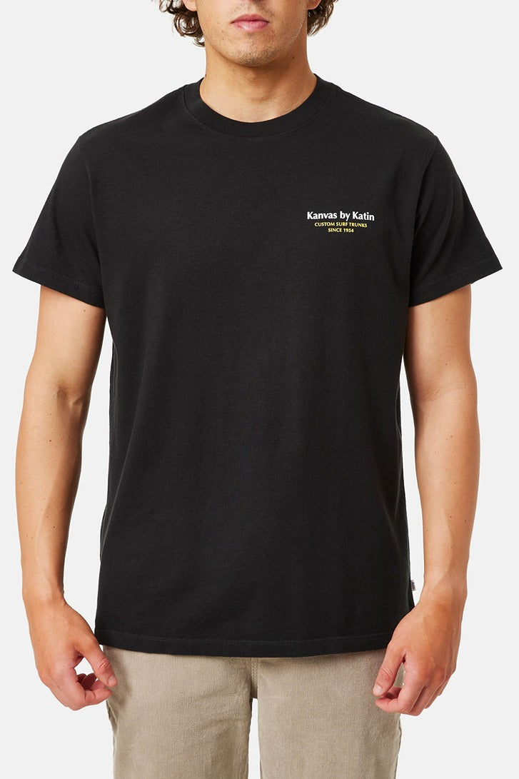 Katin Flutter Tee in Black Wash
