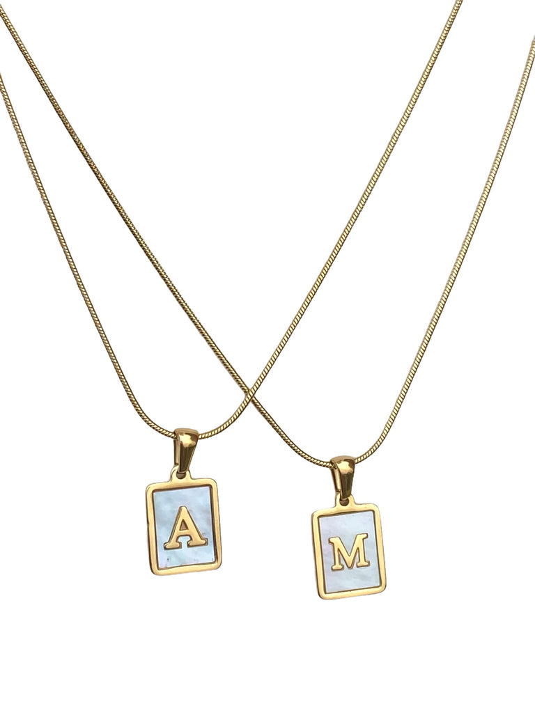 Farrah B Free Agent J Initial Necklace