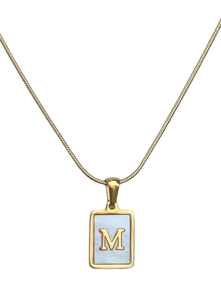 Farrah B Free Agent J Initial Necklace