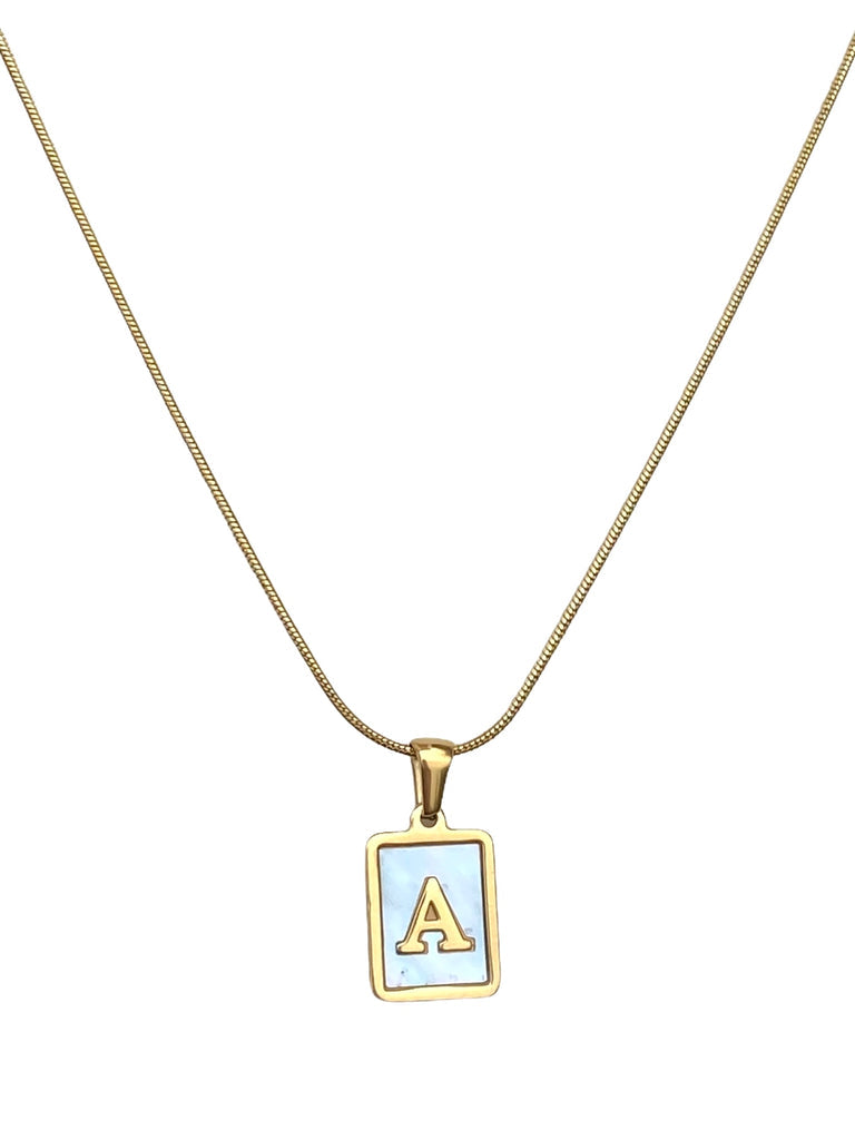 Farrah B Free Agent J Initial Necklace