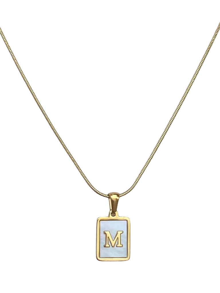 Farrah B Free Agent J Initial Necklace
