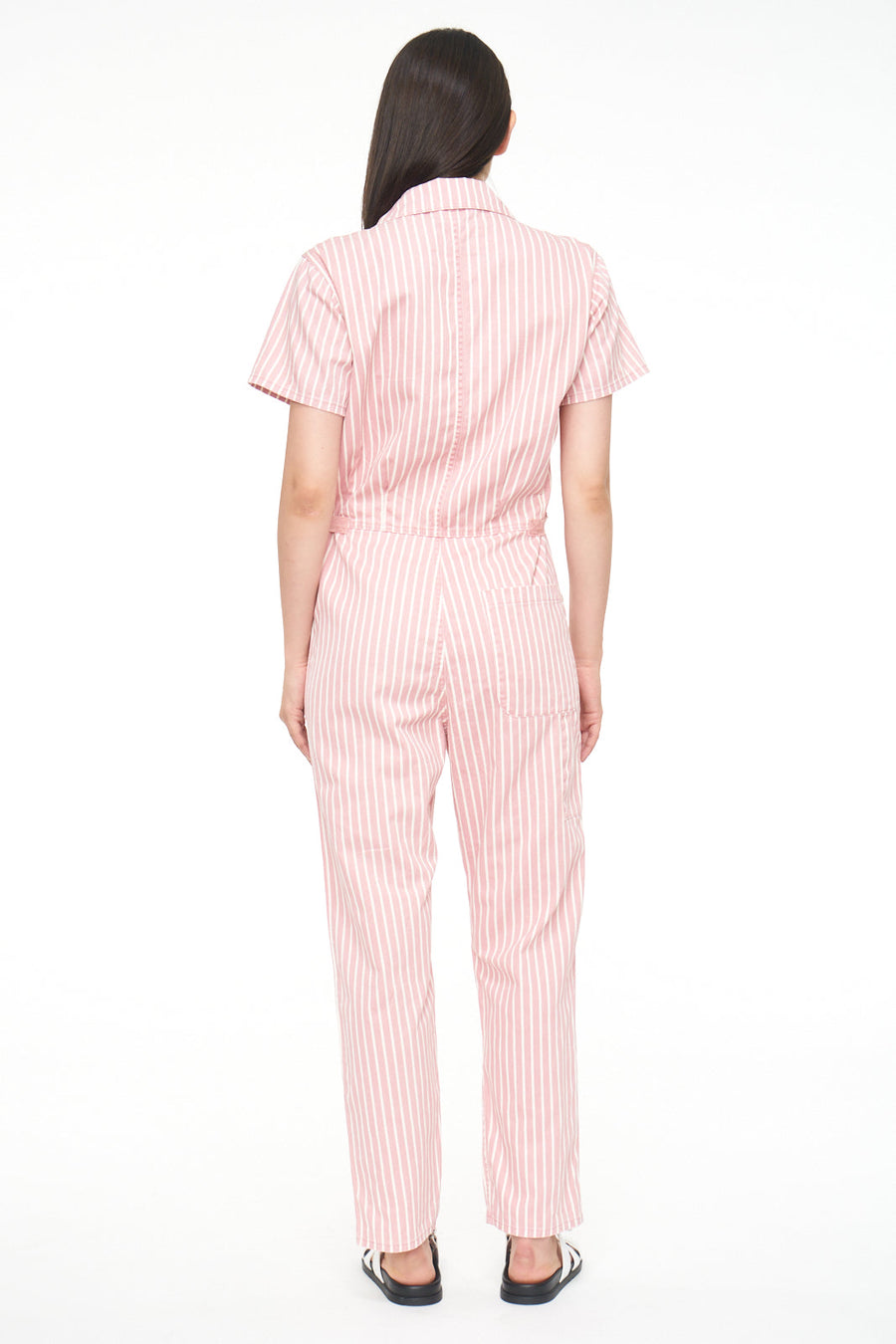 Pistola Grover Short Sleeve Field Suit in Peony Stripe