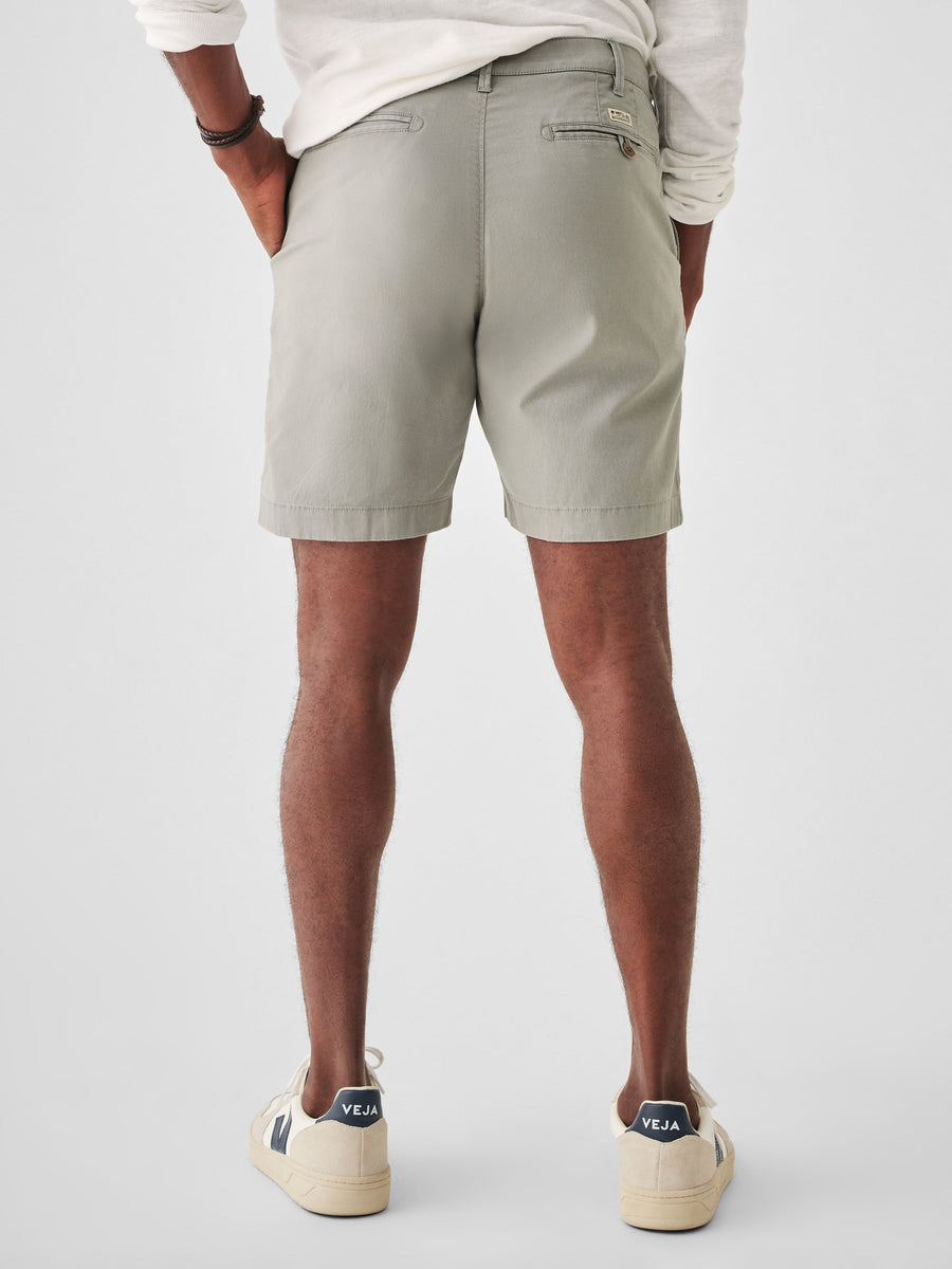 Faherty Island Life 8" Shorts in Fog Grey